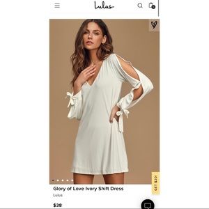 Glory of Love White Lulu Dress
